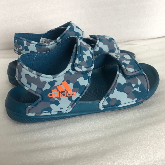 NWT Boys Adidas Alta Swim C Sandals Camo Blue Boutique NWT Boys Adidas Alta Swim C Sandals Camo Blue Boutique